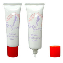 Hot stamping handling face wash massage packaging soft tube for lotion